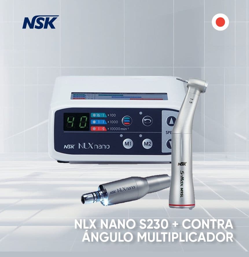 NLX Nano S230 + Contra Ángulo Multiplicador