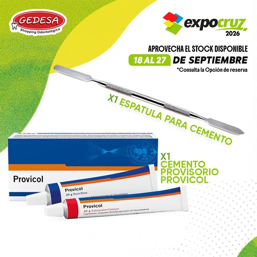 Combo Espatula para Cemento + Cemento Provisorio Provicol