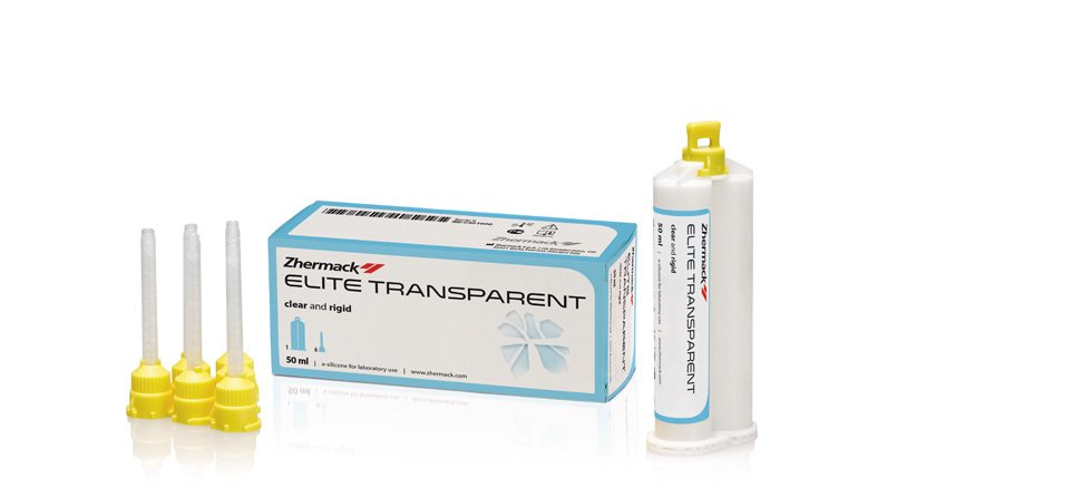 MATERIAL DE IMPRESIÓN ELITE TRANSPARENTE-ZHERMACK